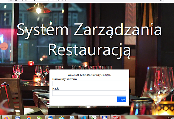 Aplikacja - System zarządzania Restauracją