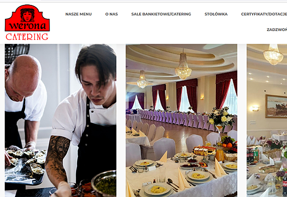 Strona Firmy Cateringowej WeronaCatering.pl